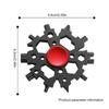 Chiave per Auto Attrezzi di Riparazione 23 in 1 Spinner da Dita Chiave Fiocco di Neve Cacciavite Manutenzione Bicicletta Strumento Tascabile Gadget Portatili