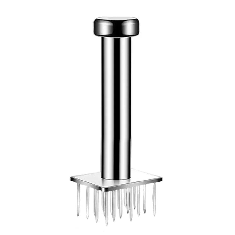 Marinade Injector Cooking Tool Meat Tenderizer Automatic Rebound Function Compact Kitchen Gadget Efficient Meat Cooking