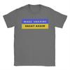 Men Make Ukraine Great Again T Shirts  Pure Cotton Tops Funny Short Sleeve Round Collar Tee Shirt Classic T-Shirt