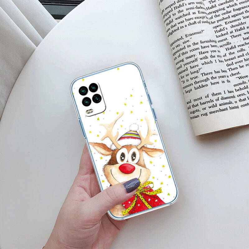 RT16 Merry Christmas Deer Gift Case for Motorola E7 G6 G7 G8 G9 Plus Power Play G10 G20 G04 E30 E40 E22 E20 E13 E15 G22 G23 G05 G75 G35 G55