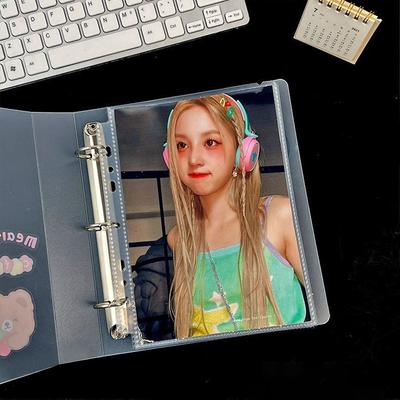 10Pcs Transparent A5 Kpop Photocard Binder Multiple Pockets DIY Kpop Photocard Binder Sheets PP File Protector