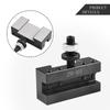 Black Quick And Easy Installation CNC Lathe Tool Post Holder Lathe Swing Up To Suitable For Various Operations