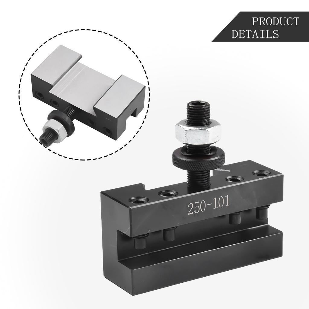 Black Quick And Easy Installation CNC Lathe Tool Post Holder Lathe Swing Up To Suitable For Various Operations