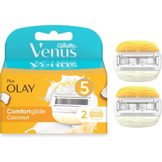 

Набор запасных женских бритв Venus Comfortglide Olay из 2 шт.