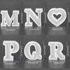 Silicone Pendant Mold Clay Molds Letter Shaped Silicone Keychain Moulds Pendant Accessories Gift for Hand Making Lover