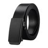 Men's Black Automatic Buckle Belt Spring Summer Casual Business Leather Belt