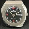 VINTAGE RICOH R31 AUTOMATIC JAPAN MENS BLACK COLOR DIAL WATCH a707929-1
