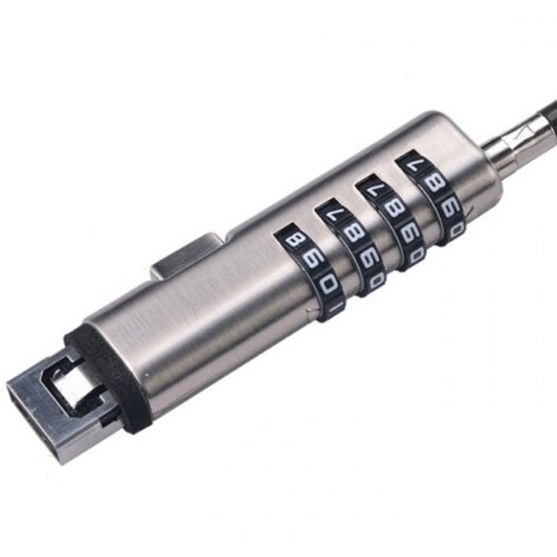 Anti Theft Locks & Kits Universal Usb Interface Laptop Lock Silver