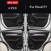 For Haval F7/F7X 2019-2026 Car Door Anti Kick Pad Protection Sticker Carbon Fiber Scratch Resistant Film Interior Accessories