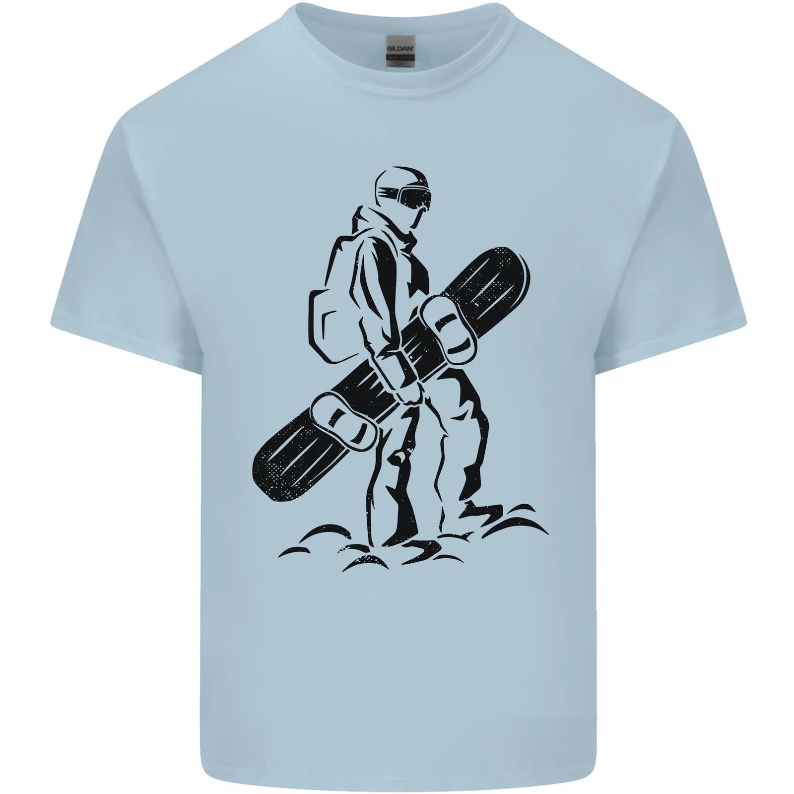 A Snowboarder Snowboarding Winter Sports Kids T-Shirt Childrens M
