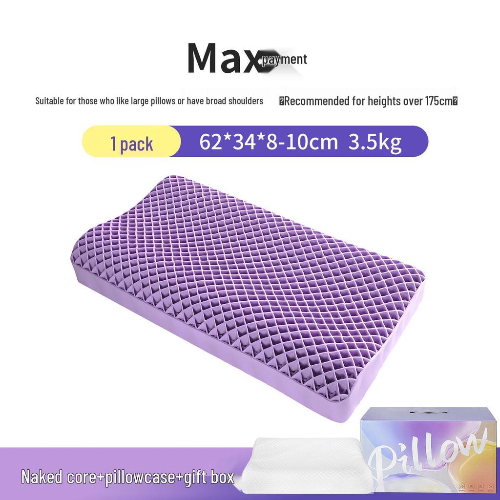 Cross-Border Pectin TPE Neck Support Pillow - Breathable, No-Pressure, Wing Design, Latex, Washable, Influencer-Approved Pillow
