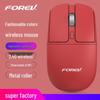 FV-386 Dual Mode Silent Metal Mouse: Wireless 2.4G + Bluetooth for Laptop/Desktop