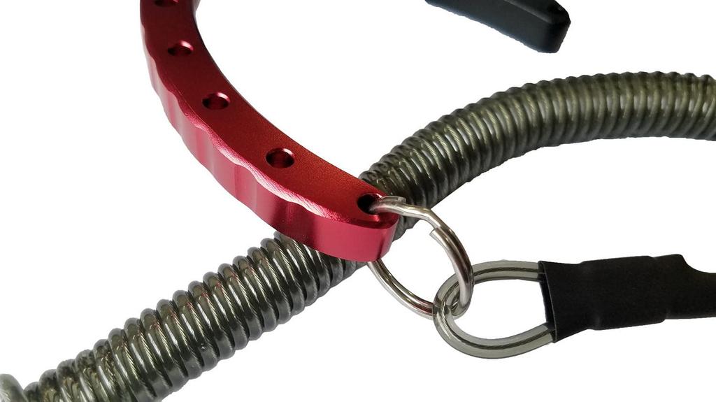 Glory Fish Aluminum Game PU-004 Pliers, Black/Red