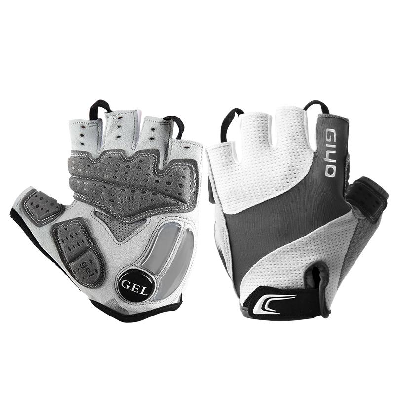 

Giyo Cycling Fingerless Gloves Bicycle Half Finger Gel Gloves Lycra Fabric Short Gloves Outdoor Accessories for MTB Road Bike XS（old）