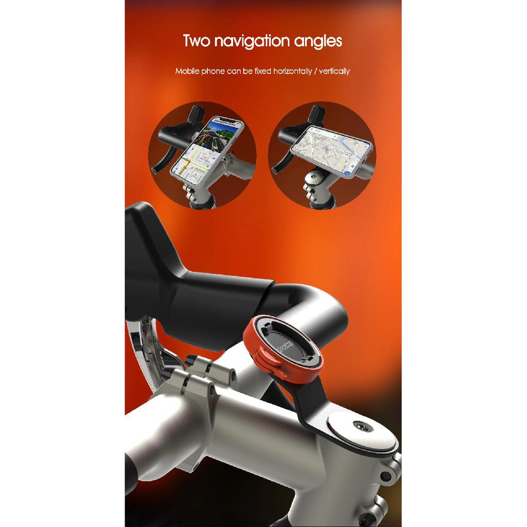 Uchwyt na telefon na mostek roweru górskiego Rower MTB Stojak montowany na mostku Nawigator Moto Kolarstwo outdoorowe Smartfon dla Xiaomi iPhone