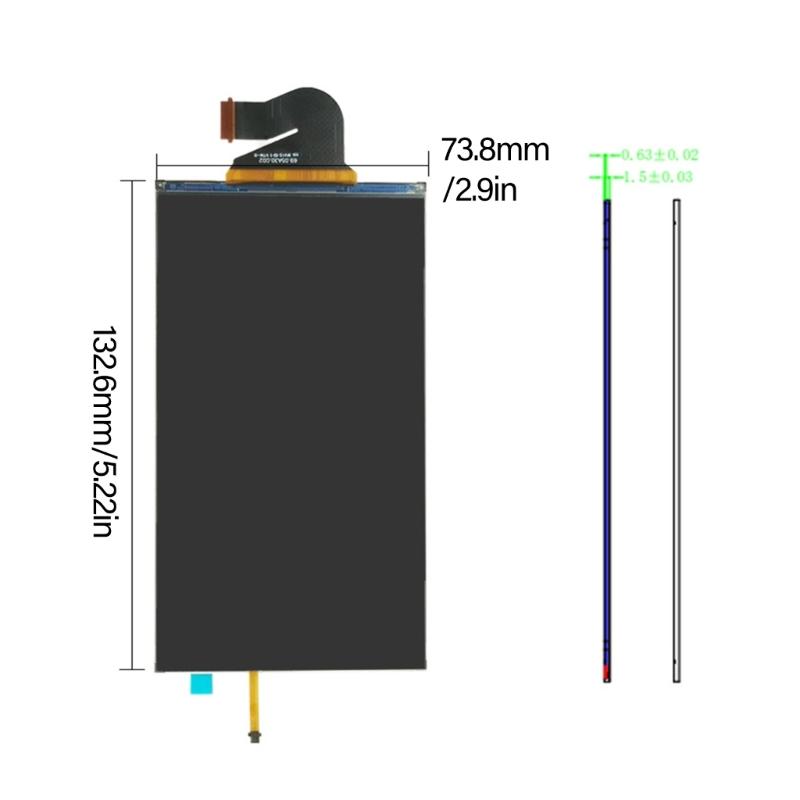Hochkontrast-5,5-Zoll-LCD-Bildschirm mit 720x1280 Pixel MIPI-Anschluss für intelligente Beleuchtungslösung