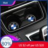 2025 Hot 2X Car Coaster Water Cup Bottle Holder Mat Anti-Slip Pad for M E90 E91 E92 E93 M3 E60 E61 F10 F07 M5 E63 E64 Car Ac