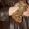Favorite Noun Check Scrunchies_FW_04 BROWN