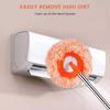 Handle Long Round Wall Cleaning Mop Dry And Wet Ceiling Cleaning Wiper For Home