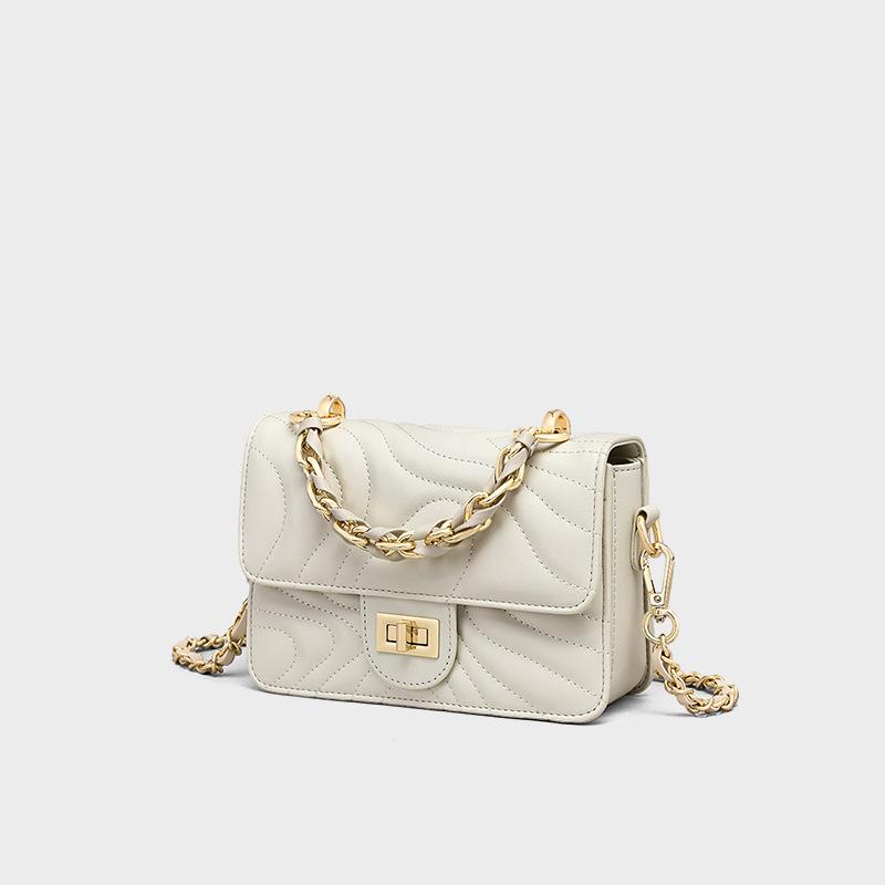 2025 Autumn Winter New Women's Small Crossbody Bag Genuine Leather Women's Bag Birthday Gift Small Style Chain Bag Handbag