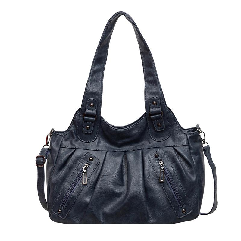 Vintage Women's Large Capacity Shoulder Bag Women's Portable Tote Bag