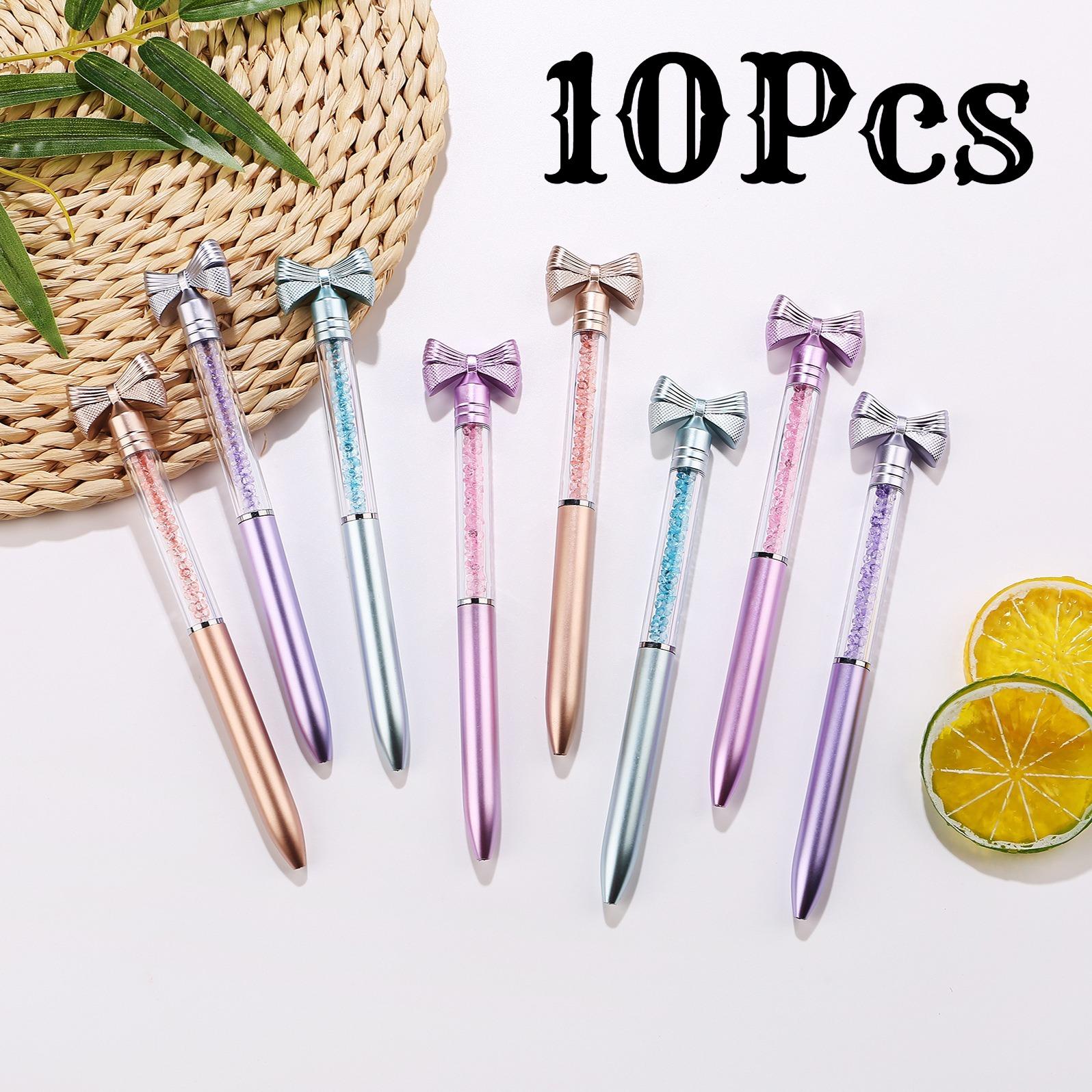 

10 Pcs Bow Tie Shaped Ballpoint Pen Fluent Writing Suitable for Office Work, Brushing Questions, Signing Writi Random style 10Pcs