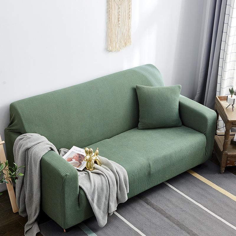 Чехол для дивана из однотонного кукурузного бархата 90-140cm — фото 10