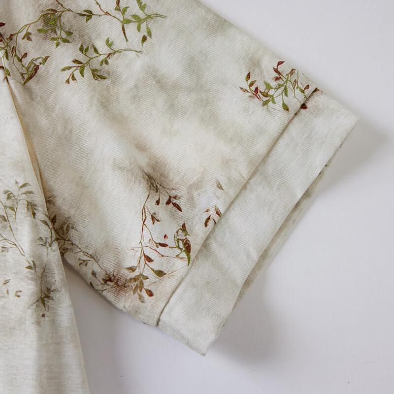 New Chinese Style Embroidered Summer Two-Piece Set