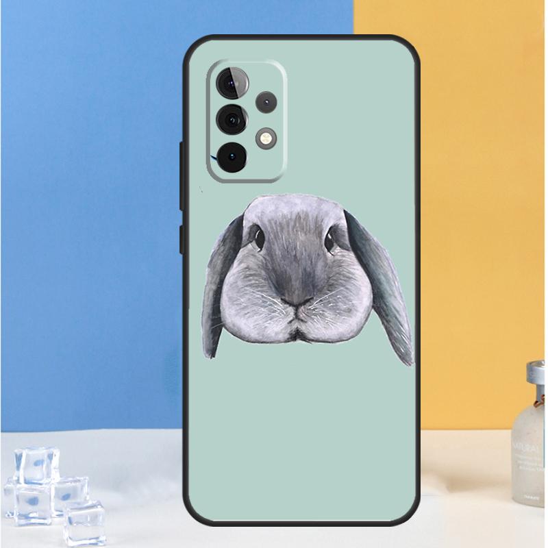 Cute Bunny Rabbit For Samsung Galaxy A16 A26 A36 A56 A13 A33 A53 A05 A06 A54 A34 A14 A32 A52 A55 A35 A15 Case