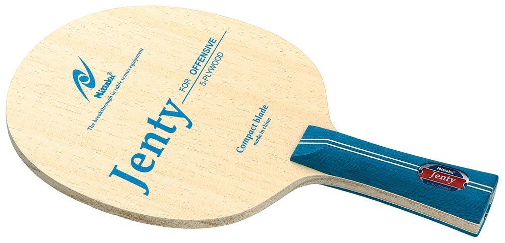 

Nittaku Genty Shakehand Offensive Table Tennis Racket, 5-Ply Flare, NE-6881
