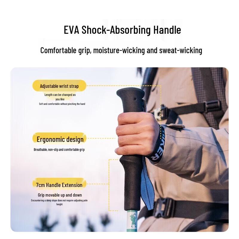 Boshenghe Outdoor Telescopic Trekking Pole