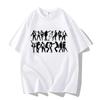 Portrait T-shirt Unisex Black and White Summer Top Suitable for Boys and Girls