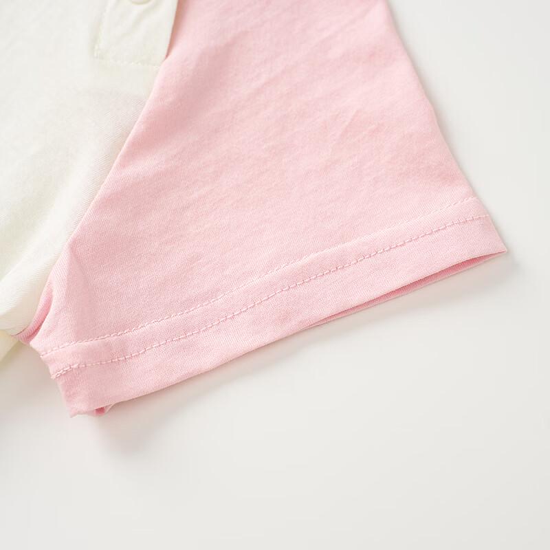 Tongtai Baby Summer Pure Cotton Short Sleeve Romper