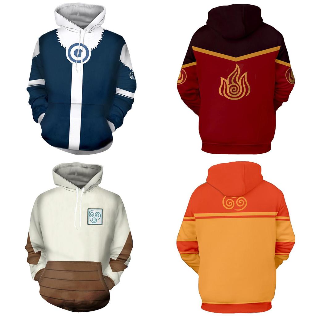 Luxurious Avatar The Last Airbender Hoodie Cosplay Costume Sweatshirt For Ultimate Comfort