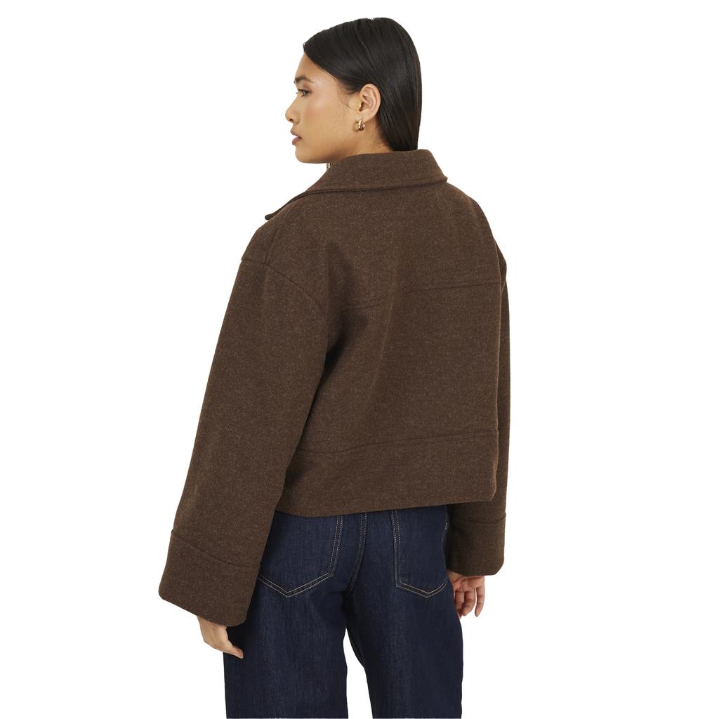 BRAVE SOUL Womens/Ladies Bonded Jacket