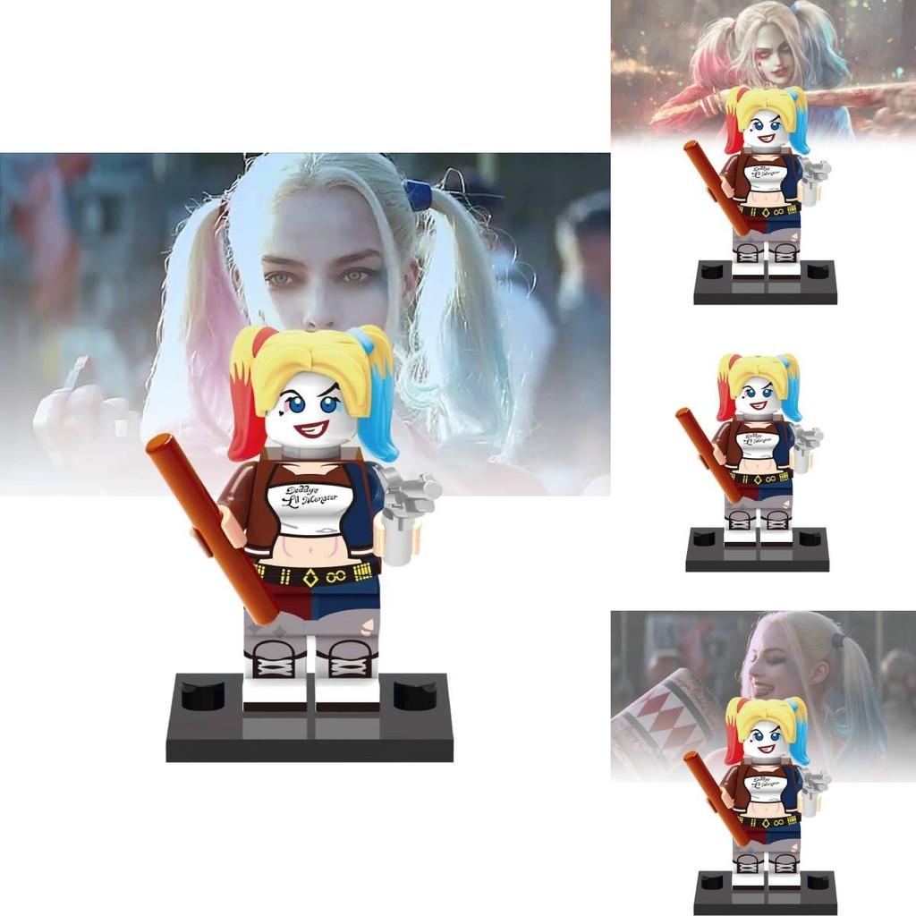 Premium Plastic Diy Poison Ivy Catwoman Quinn Two-face Building Blocks Toy Set