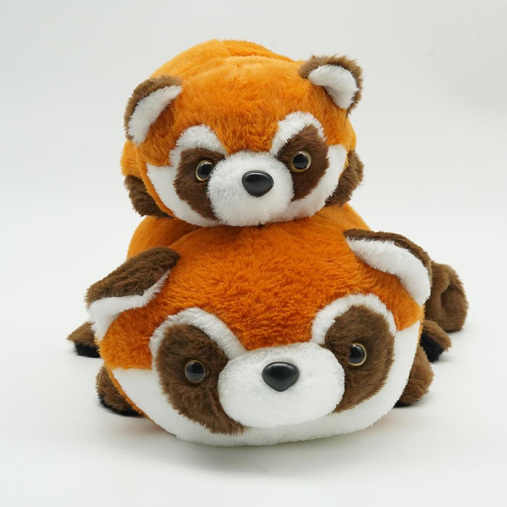 Double-Sided Flip Plush Toys Cute Panda Plush Doll Cartoon Red Panda Flip Stuffed Doll Transforming Panda Plushie Birthday Gift