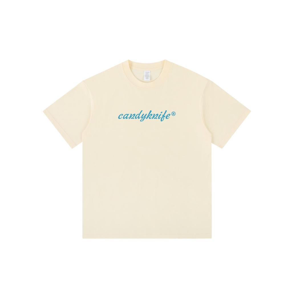 Trendy Unisex Simple Print Cotton T-Shirt - Short Sleeve Summer Style