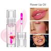 Warm Lip Oil Moisturizing and Moisturizing Lip Oil Pudding Lip Flower Lip Oil