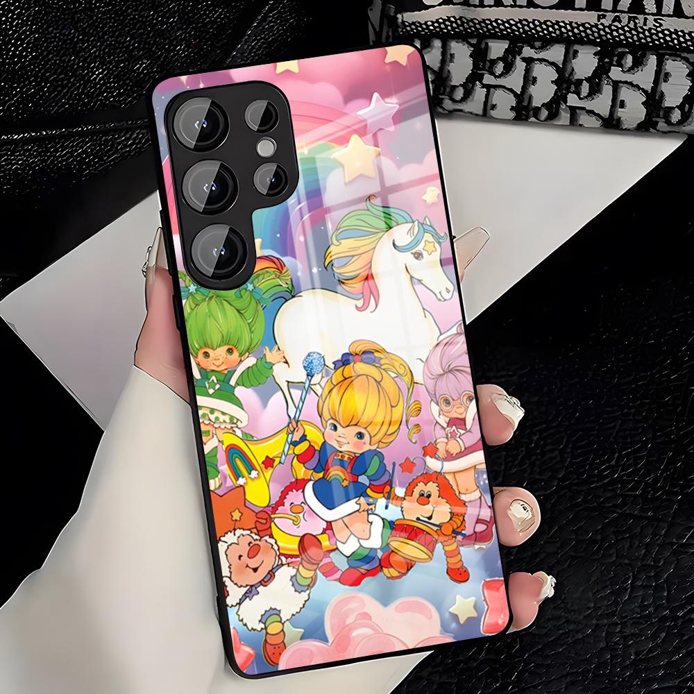 Cartoon R-Rainbow Brite Phone Case For Samsung S26 S25 Plus S20 S20 Plus S22 Ultra S23 FE S21 Plus S21 Ultra Glass Cover