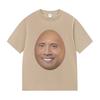 Lustige Dwayne Johnson Schauspieler Meme T-Shirts Unisex O-Ausschnitt Mode Kurzarm T-Shirt Unisex Lässig Baumwolle Hohe Qualität T-Shirt Oberteile