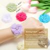 12/30pcs Chiffon Flowers Rhinestone Pearl Sewing Fabric Flowers Artificial Appliques Embellishment for Clothing Wedding Craft 2"