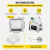 15L Digital Ultrasonic Cleaner Heater Timer 600W 40KHz Cleaning Machine