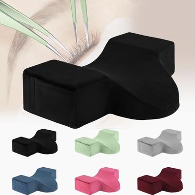 U-förmiges Memory-Schaum-Falsche-Wimpern-Kissen ergonomische Kurve Nackenkissen Salon Zuhause Wimperntransplantation Beauty-Make-up