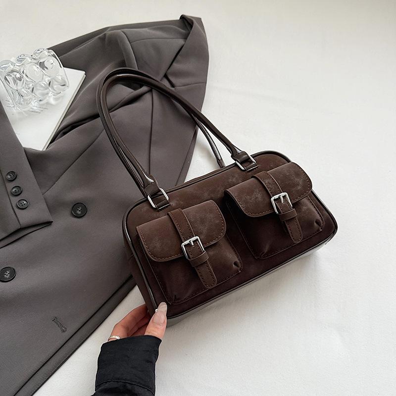 Retro Fashion Underarm Bag Women's High Sense Versatile Shoulder Bag Niche Commuter Pillow Bag