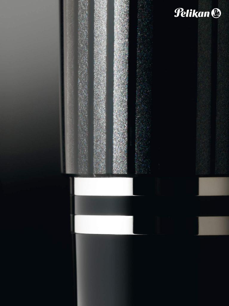 Pelikan M805 Souveran Anthracite Stripe Fountain Pen Fine Nib Black 1 Each Souverän