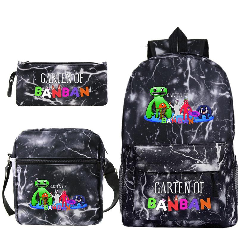 Spotted Garden Primary School Bag Shoulder Bag Pencil Bag Three-piece Set