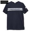 Navy 21 Logo X Stripe Print Short Sleeve T-Shirt Tops S NavyUsed