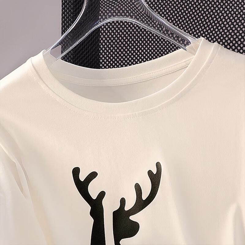 Women's Casual Colorblock Print Short Sleeve T-Shirt