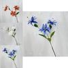 Artificial Lilium Brownii Var Viridulum Flower Garland For Wedding Decor And Photography Props With Handmade Silk Material
